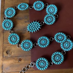Turquoise Concho Belt